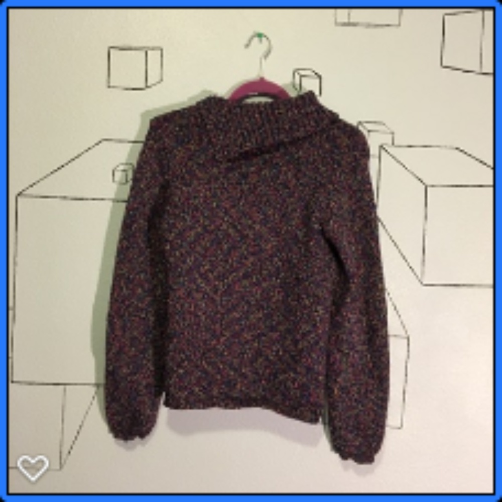 FINAL PRICE 3/$15 Multicolored Ribbed Sweater - Picture 3 of 3